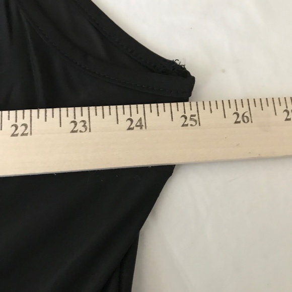 LILY By FIRMIANA Maxi Dress Black Sleeveless Hi Low Women’s Plus Size 24W 4X - Picture 13 of 16